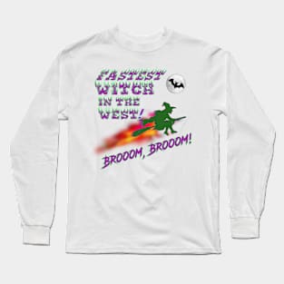 Wicked Mystical Witch for Halloween Long Sleeve T-Shirt